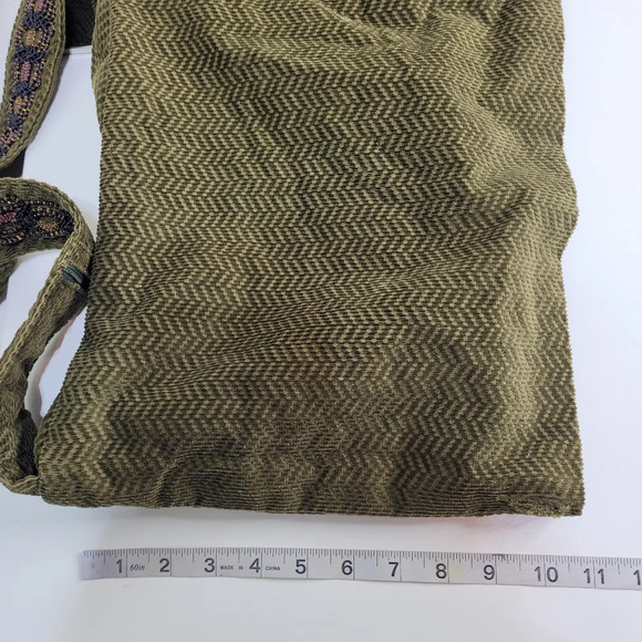 Unique Unbranded Green Multi-purpose Beaded Boho Shoulder Bag - Picture 11 of 13